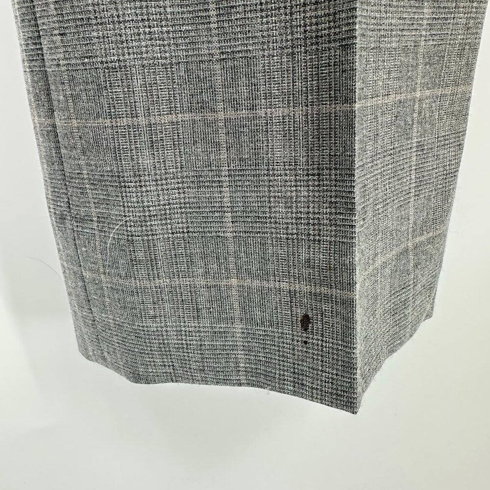 SOLD plaid retro wool jacket vest pants funky